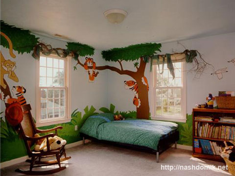 Сказочные и фэнтези идеи для оформления детских комнат