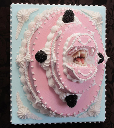 Очень необычные зубастые торты