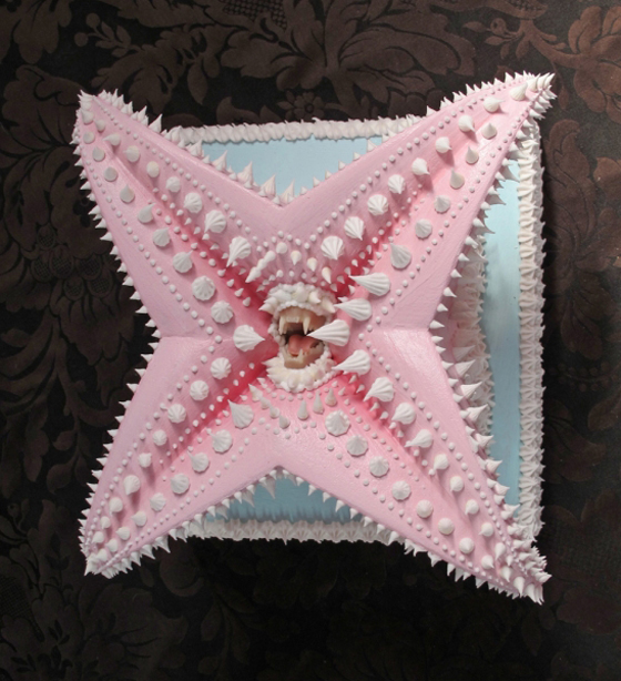 Очень необычные зубастые торты