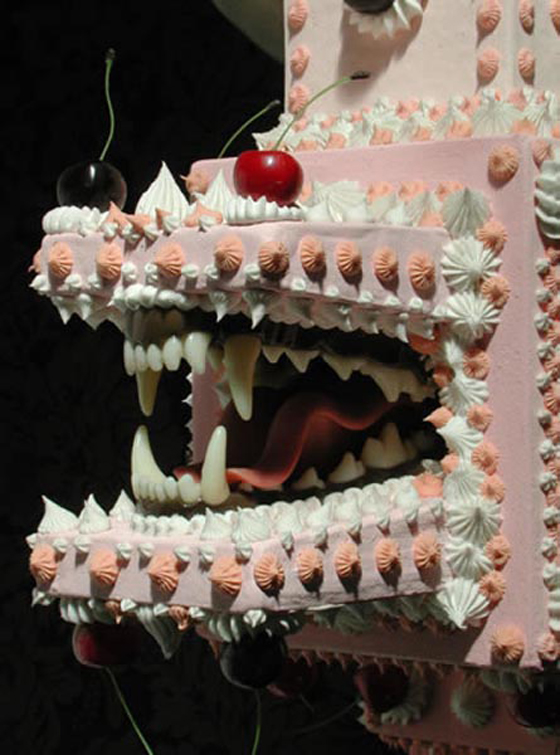 Очень необычные зубастые торты