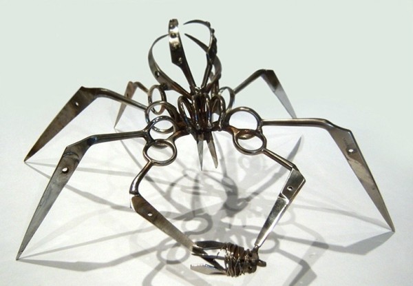 Пауки из ножниц