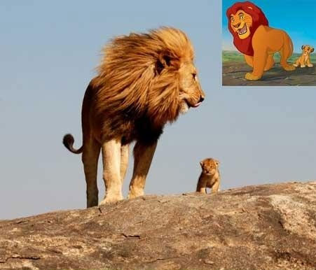 Герои мультфильмов в реальности