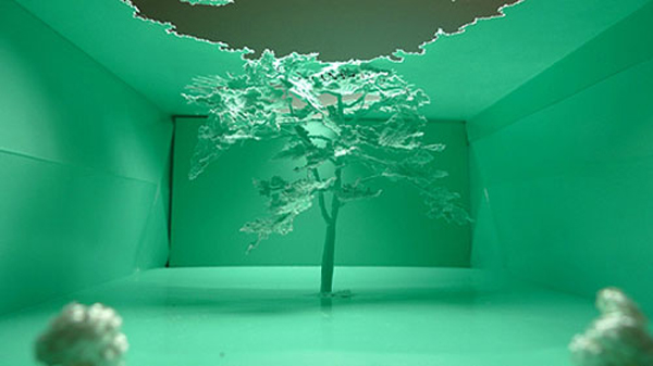 Бумажные деревца от Юкен Теруя