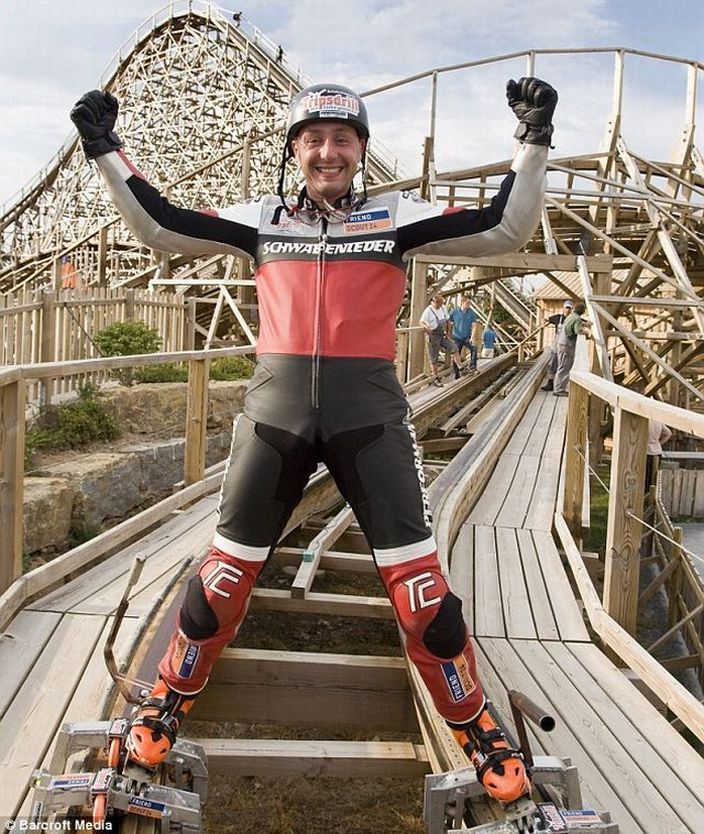 По американским горкам на самодельных роликах