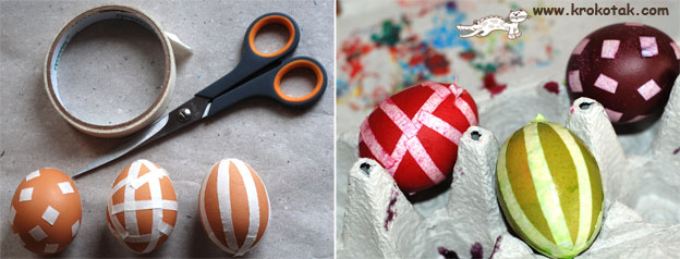 Интересные способы покрасить яйца на Пасху, мраморные яйца, красить яйца кружева