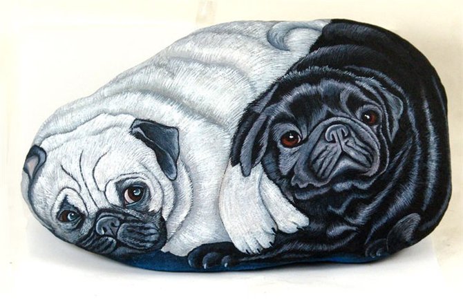 Роспись на камнях от Ernestina Gallina