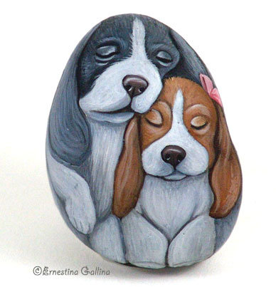 Роспись на камнях от Ernestina Gallina