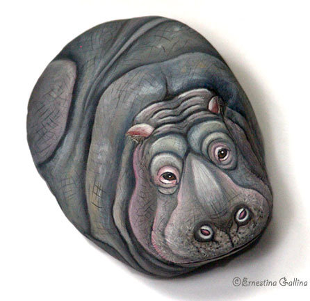 Роспись на камнях от Ernestina Gallina