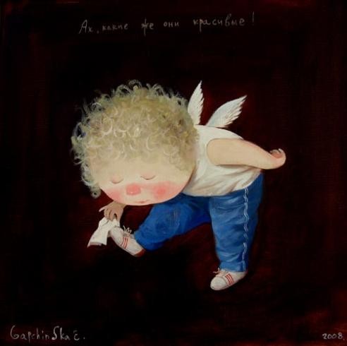 Поставщик счастья...Художница Евгения Гапчинская