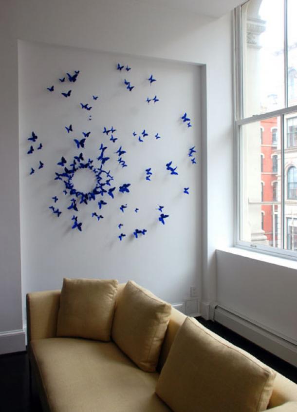 Бабочки из алюминиевых банок от Paul Villinski