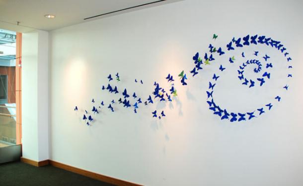 Бабочки из алюминиевых банок от Paul Villinski