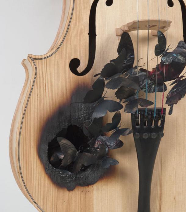 Бабочки из алюминиевых банок от Paul Villinski