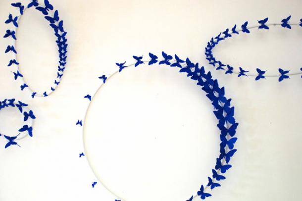 Бабочки из алюминиевых банок от Paul Villinski