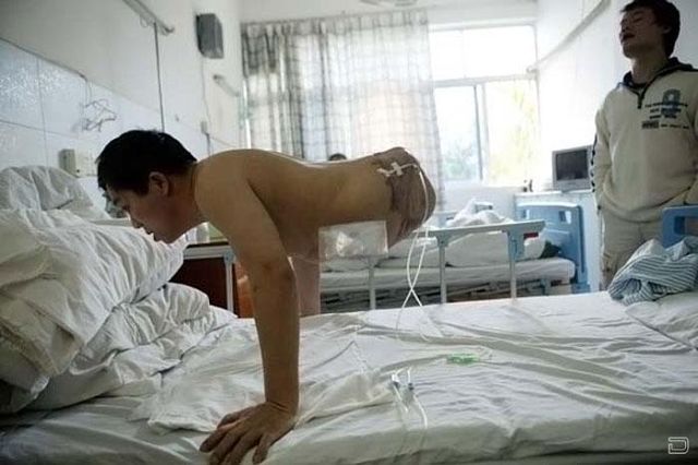 Настоящая сила воли и тяга к жизни Настоящая сила воли и тяга к жизни, человек пол тела