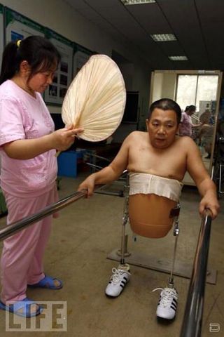 Настоящая сила воли и тяга к жизни Настоящая сила воли и тяга к жизни, человек пол тела