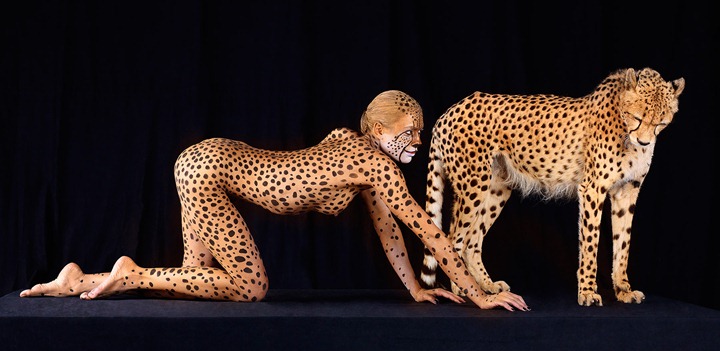 Звериный боди-арт от Lennette Newell