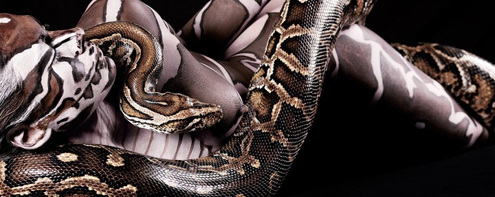 Звериный боди-арт от Lennette Newell