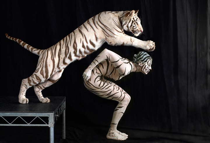 Звериный боди-арт от Lennette Newell