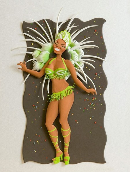 Бумажное творчество от Карлоса Мейра