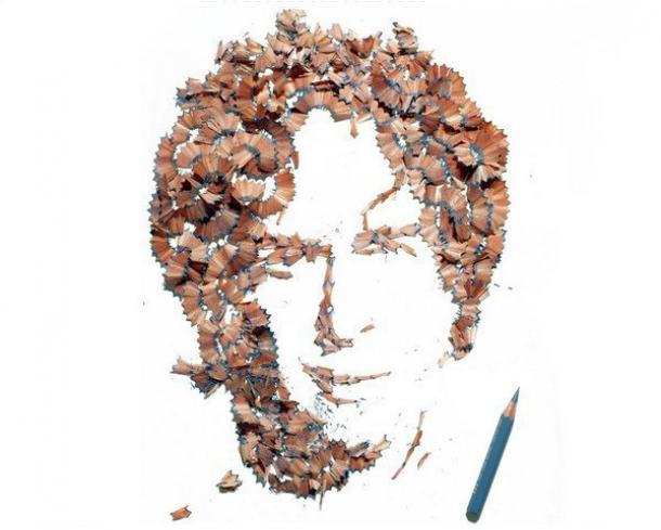 Спички, карандаши и яичная скорлупа в креативных работах от Кайла Бина Спички, карандаши и яичная скорлупа в креативных работах от Кайла Бина