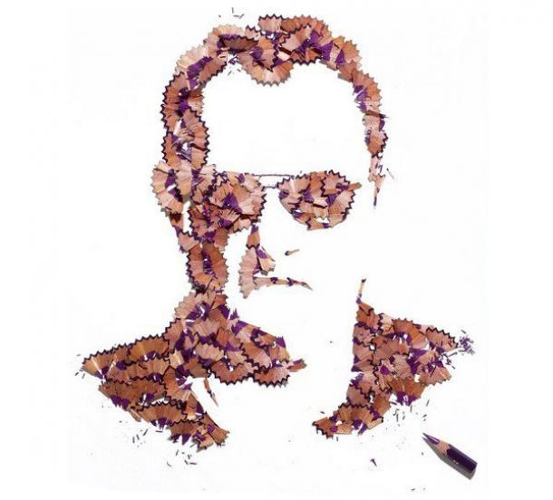 Спички, карандаши и яичная скорлупа в креативных работах от Кайла Бина Спички, карандаши и яичная скорлупа в креативных работах от Кайла Бина