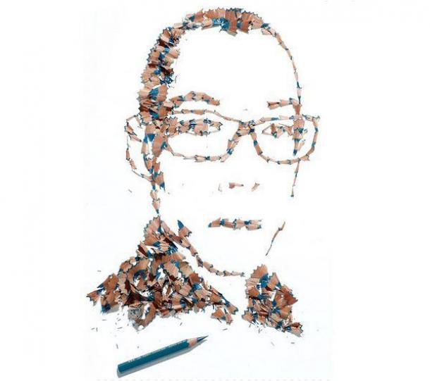 Спички, карандаши и яичная скорлупа в креативных работах от Кайла Бина Спички, карандаши и яичная скорлупа в креативных работах от Кайла Бина