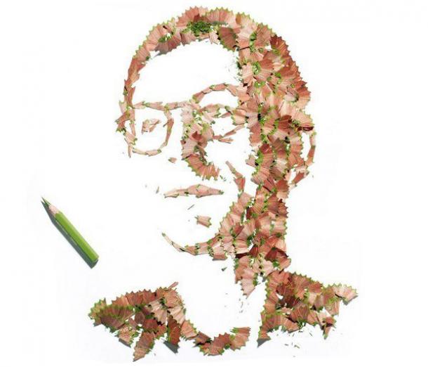 Спички, карандаши и яичная скорлупа в креативных работах от Кайла Бина Спички, карандаши и яичная скорлупа в креативных работах от Кайла Бина