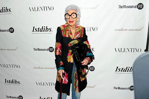 Стильная старушка Айрис Апфель Стильная старушка Айрис Апфель