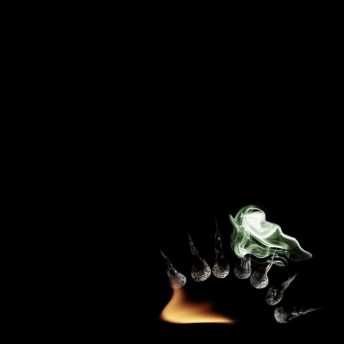 Поразительные картины из горящих спичек