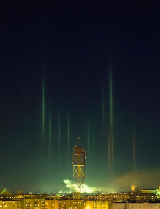 Солнечные столбы Солнечные столбы