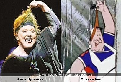 Забавные сходства мировых звёзд и персонажей мультфильмов