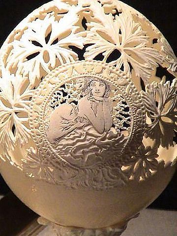 Резьба по яичной скорлупе