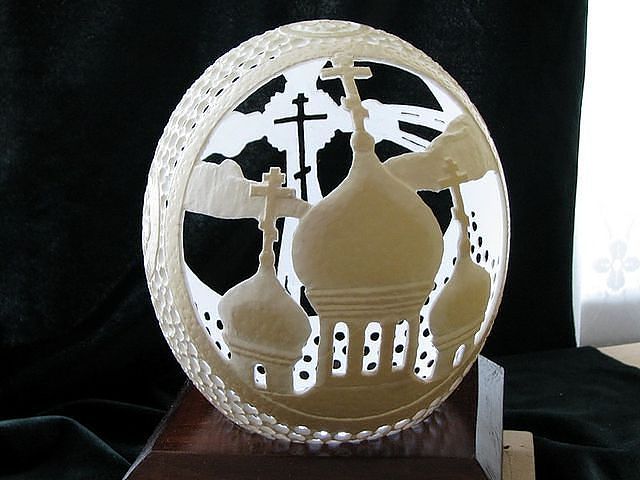 Резьба по яичной скорлупе