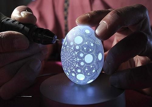 Резьба по яичной скорлупе