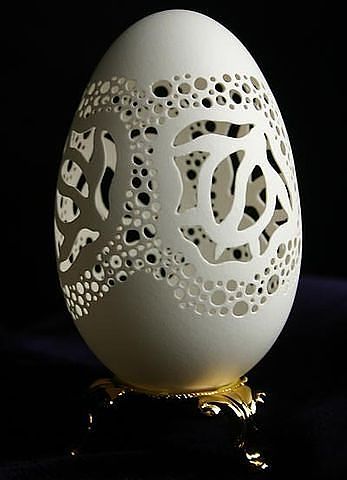 Резьба по яичной скорлупе