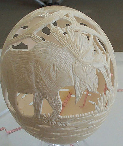 Резьба по яичной скорлупе