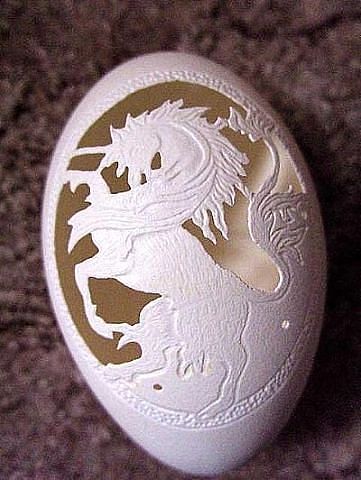 Резьба по яичной скорлупе