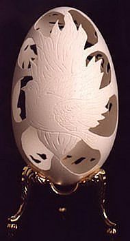 Резьба по яичной скорлупе