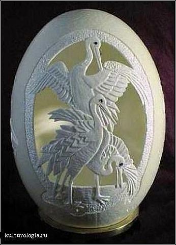 Резьба по яичной скорлупе