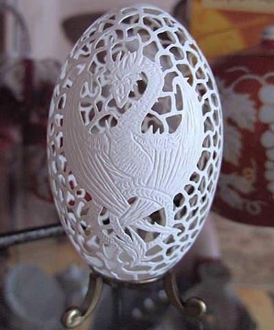 Резьба по яичной скорлупе