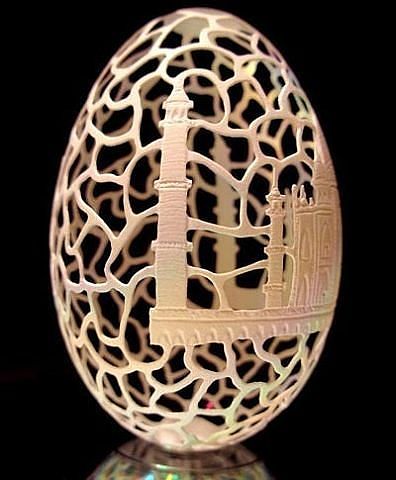 Резьба по яичной скорлупе