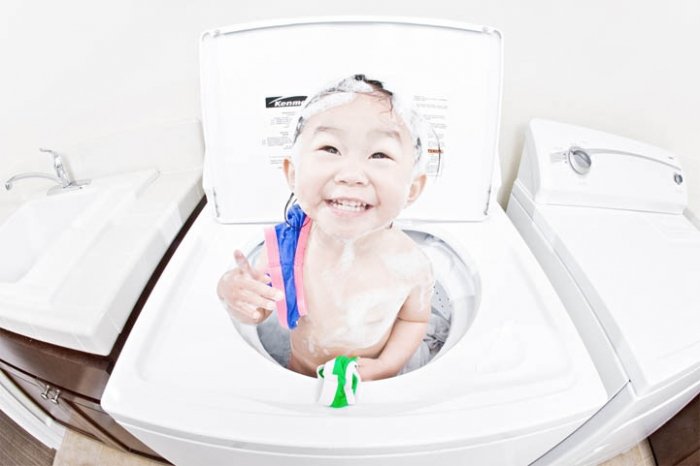 Дети креативного папы. Яркие и позитивные фото.