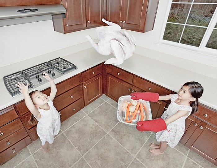 Дети креативного папы. Яркие и позитивные фото.