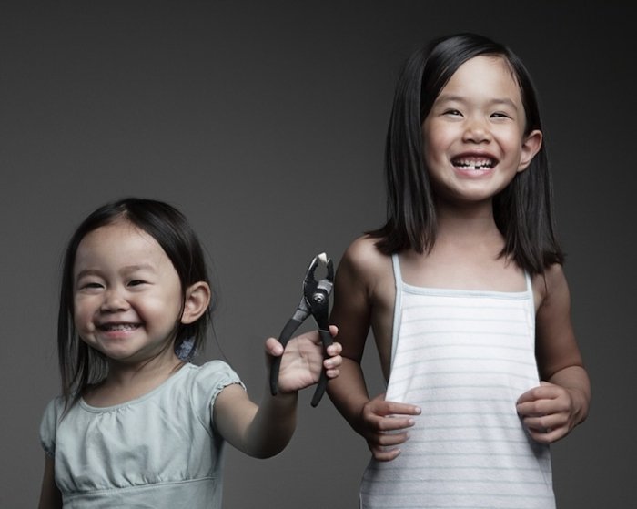 Дети креативного папы. Яркие и позитивные фото.