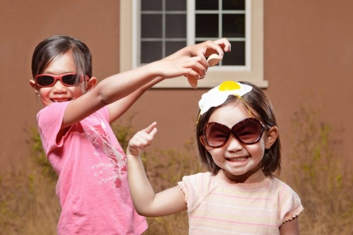 Дети креативного папы. Яркие и позитивные фото.