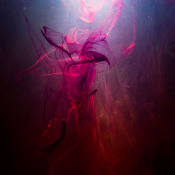 Краски, в стакане воды