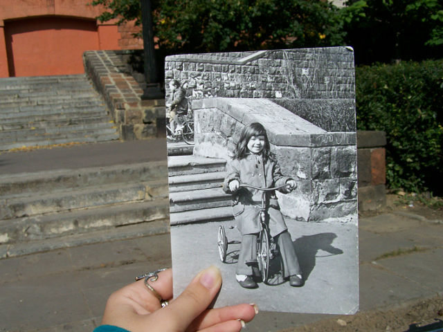 Фотографии в прошлом и в настоящем