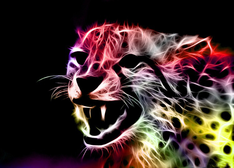 Фрактальные образы животных