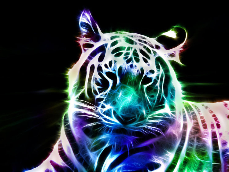 Фрактальные образы животных