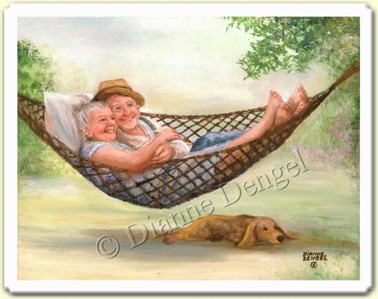 Улыбающаяся старость глазами  Dianne Dengel. 